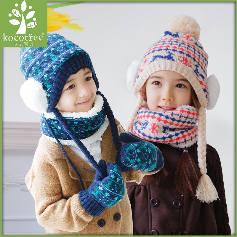 baby girl hat scarf and gloves