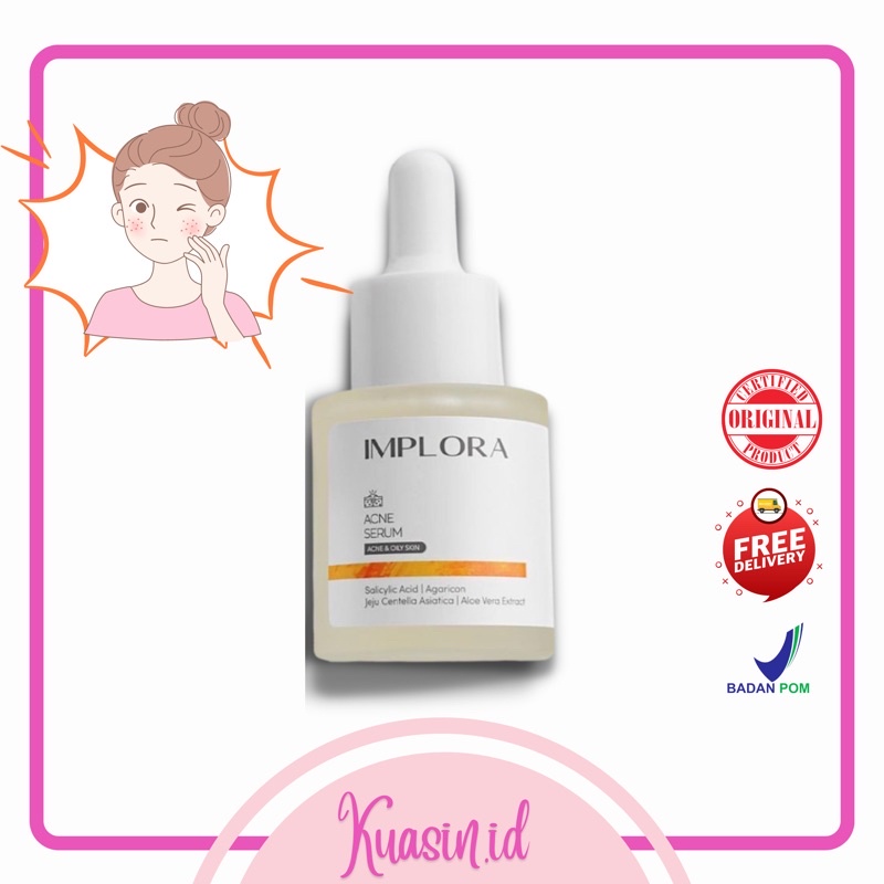 Implora Acne serum / BHA serum / Blackheads / oily serum / 20 ml Pores