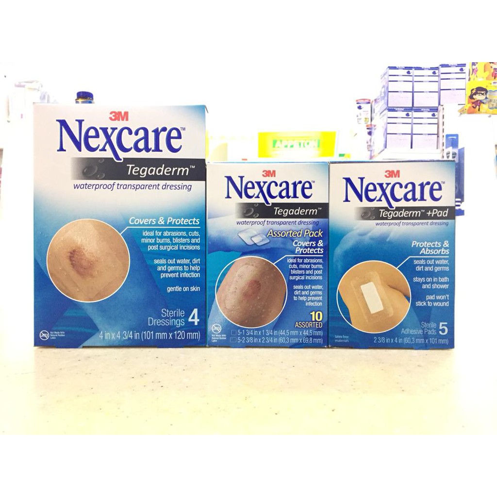 3M NEXCARE TEGADERM WATERPROOF TRANSPARENT DRESSING | Shopee Malaysia