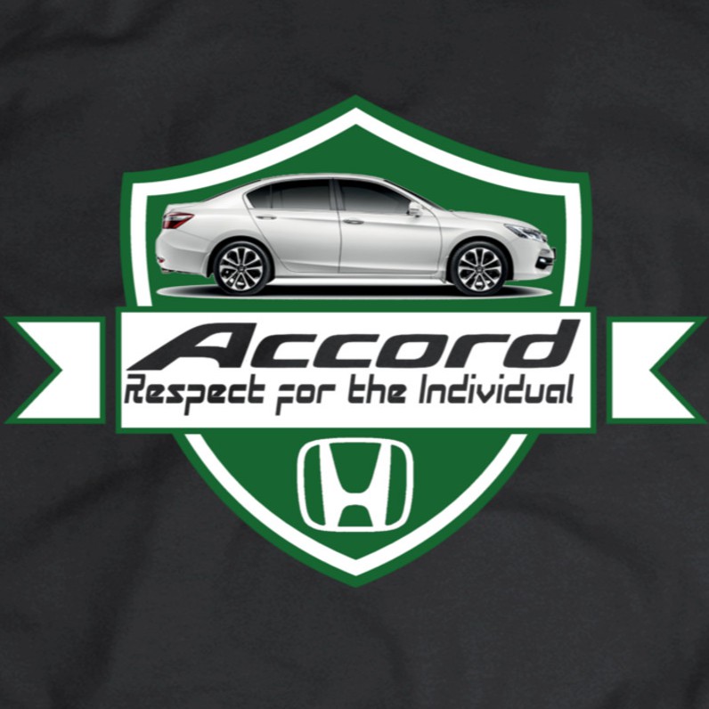 Honda Accord Car Club Logo Unisex Graphic T Shirt Shopee Malaysia