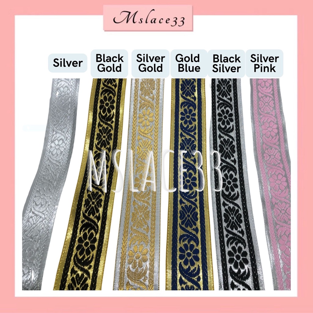 gold ribbon - Fabric  Materials Prices and Promotions - Home  Living Dec  2022 | Shopee Malaysia