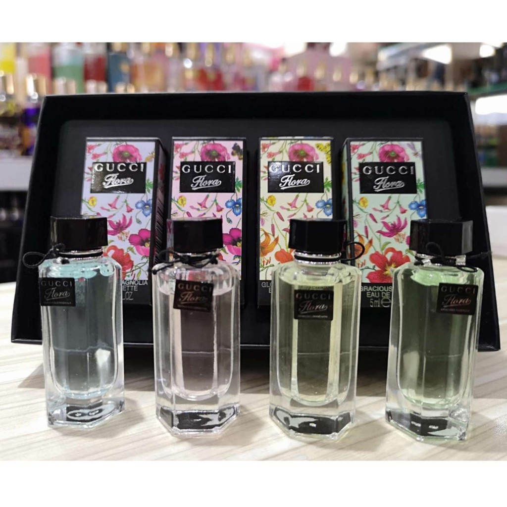 gucci flora miniature set
