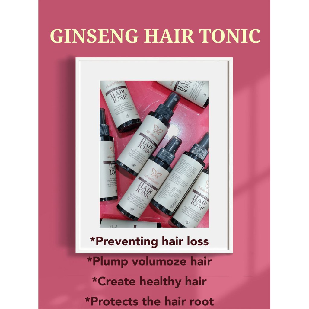 Hair Tonic *ginseng extract * essence 3x Volumize Preventing hair loss  100ml Rambut Gugur | Shopee Malaysia
