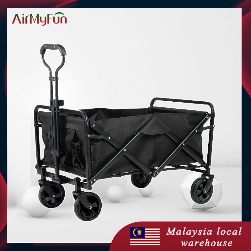 Outdoor Wagon trolleys foldable trolleys beach camping trolleys tools