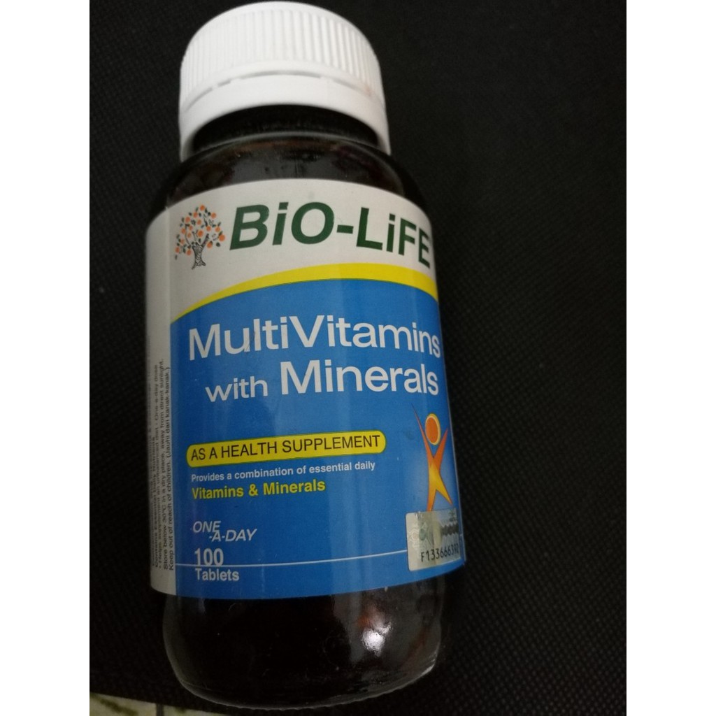 Biolife Multivitamin with Minerals One a Day 100s Tablets Halal