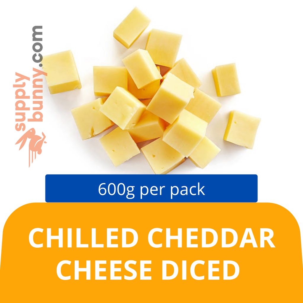 Chilled Cheddar cheese Diced 600g Shopee Malaysia