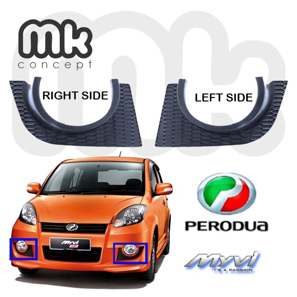 Happi Go Perodua Myvi Se 2008 2010 Fog Lamp Cover