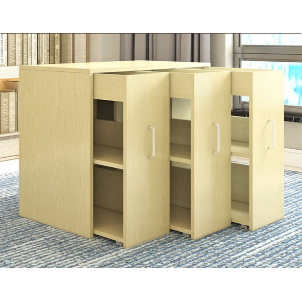 Simple Modern Bookcase Storage Bookshelf Cabinet Balcony Locker