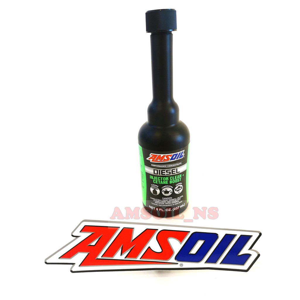 Amsoil Diesel Injection Injector Clean + Cetane Boost 8 Oz / 236ml