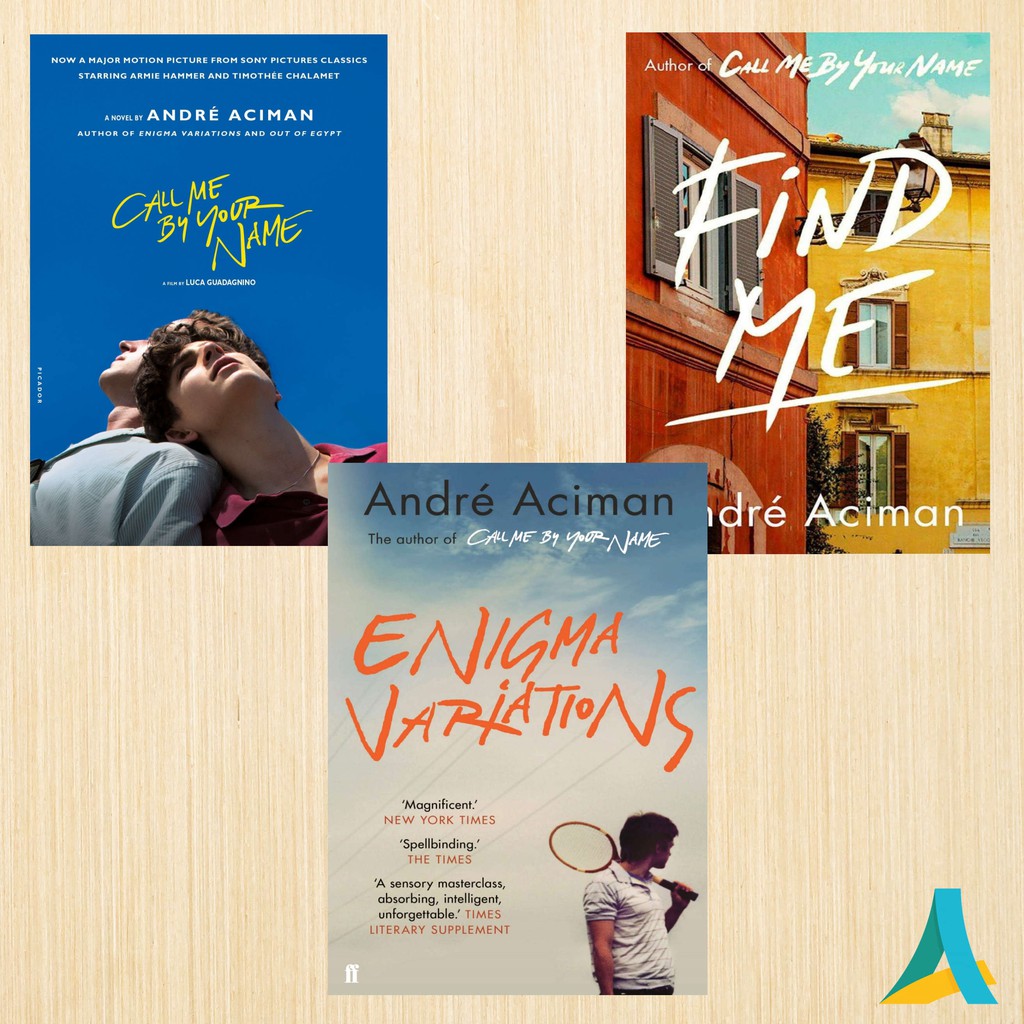 Andre Aciman Book Series In English Soft Cover Book Paper For Young Adults Shopee Malaysia