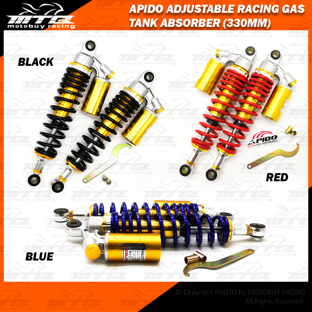 Apido Adjustable Racing Gas Tank Absorber 330mm