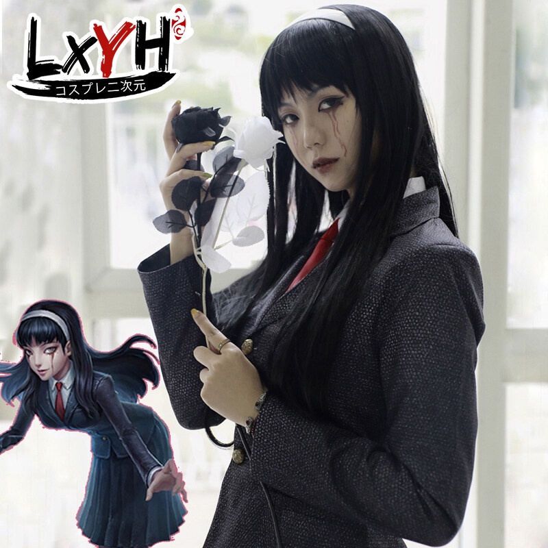 EChunchan Anime Cosplay Costume Junji Ito Kawakami Tomie Jointly Black ...