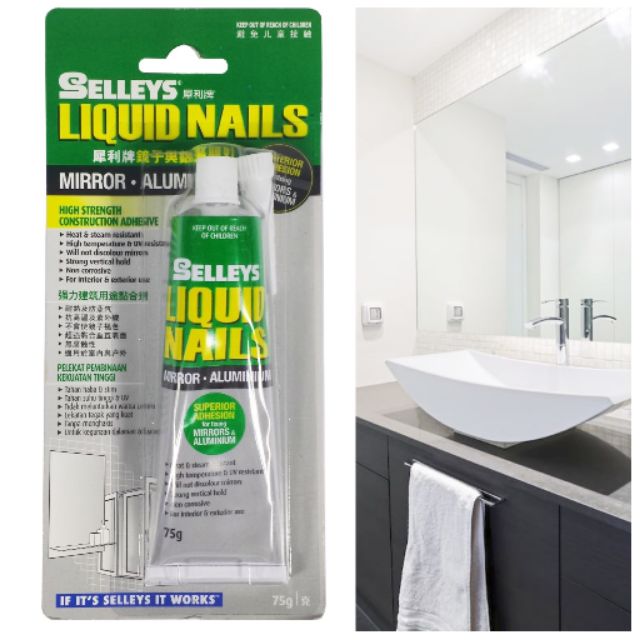 High Strength Construction Adhesive, Can I Use Liquid Nails On Mirrors