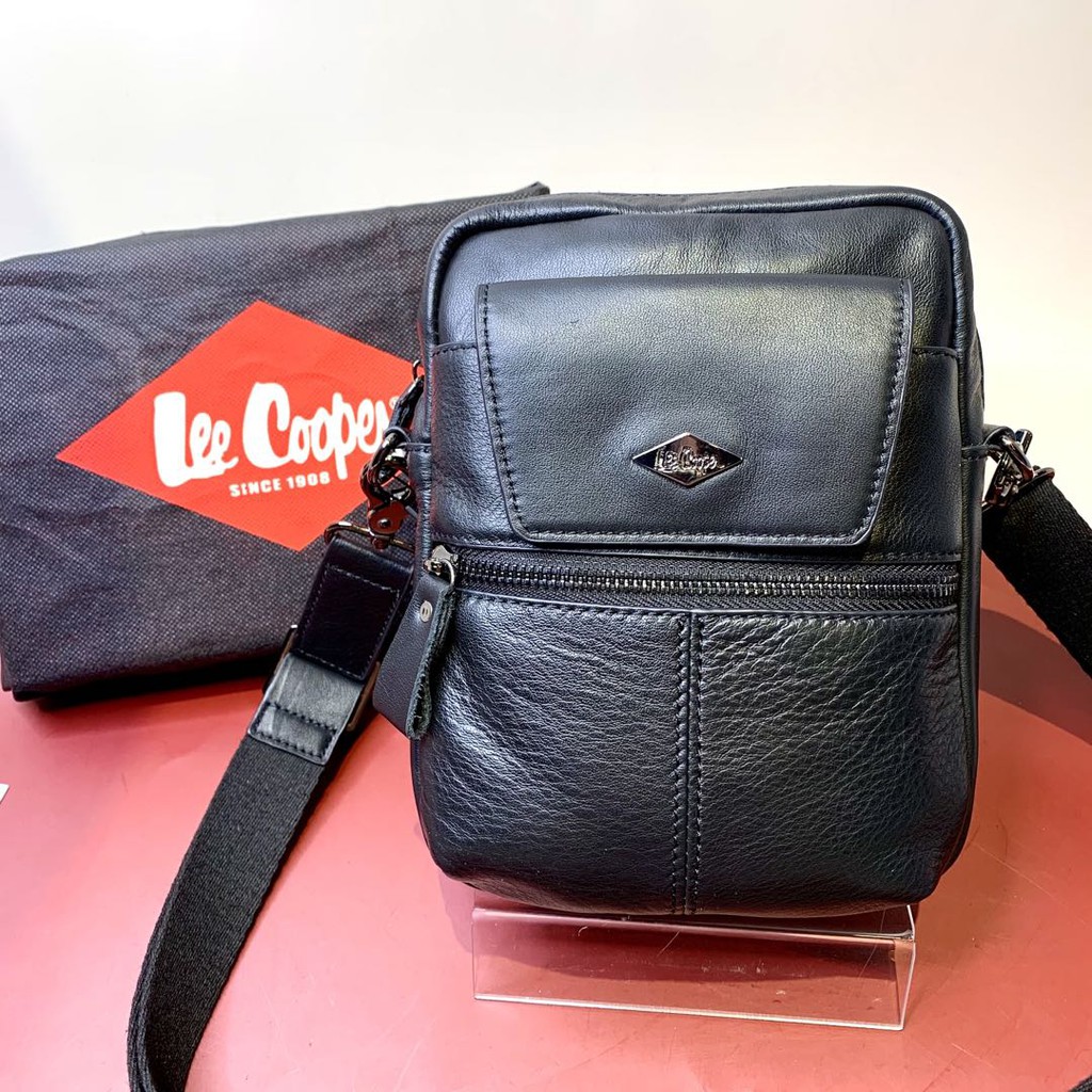 lee cooper leather bag