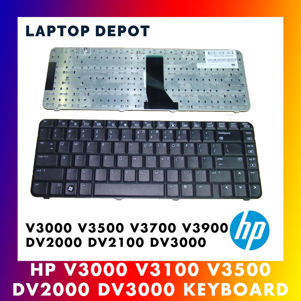 HP Compaq Presario V3000 V3100 V3500 V3900 DV2000 DV2020 DV2500 DV3000  Keyboard