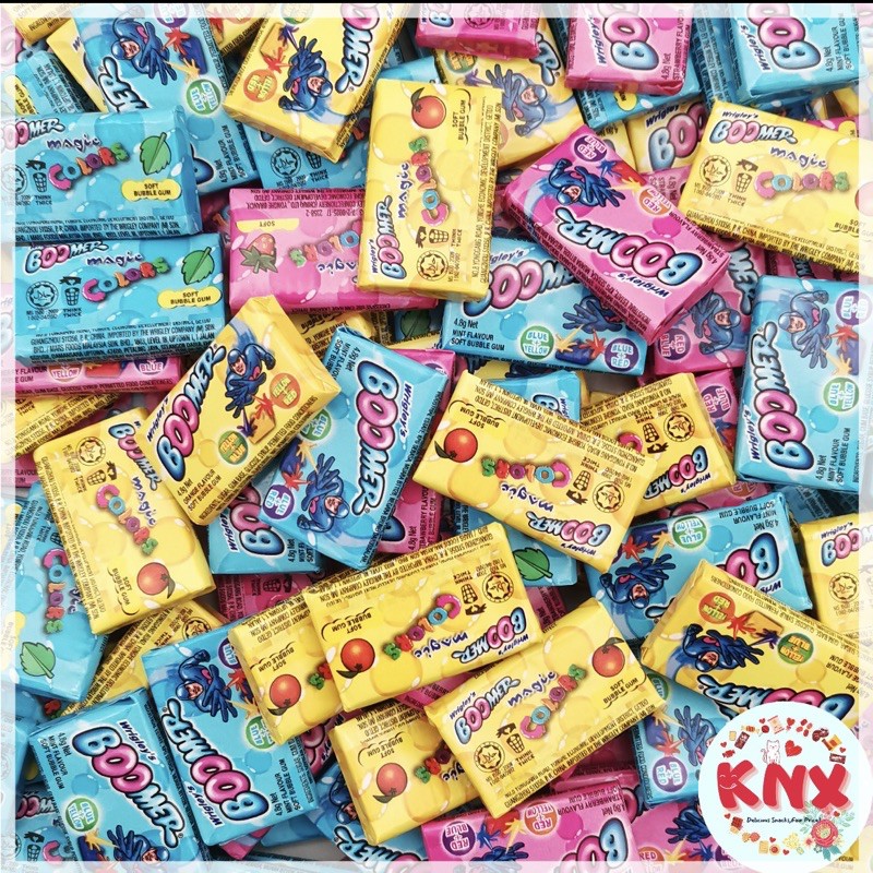 Boomer Assorted flavor soft bubble gum 150 pcs +- | Shopee Malaysia