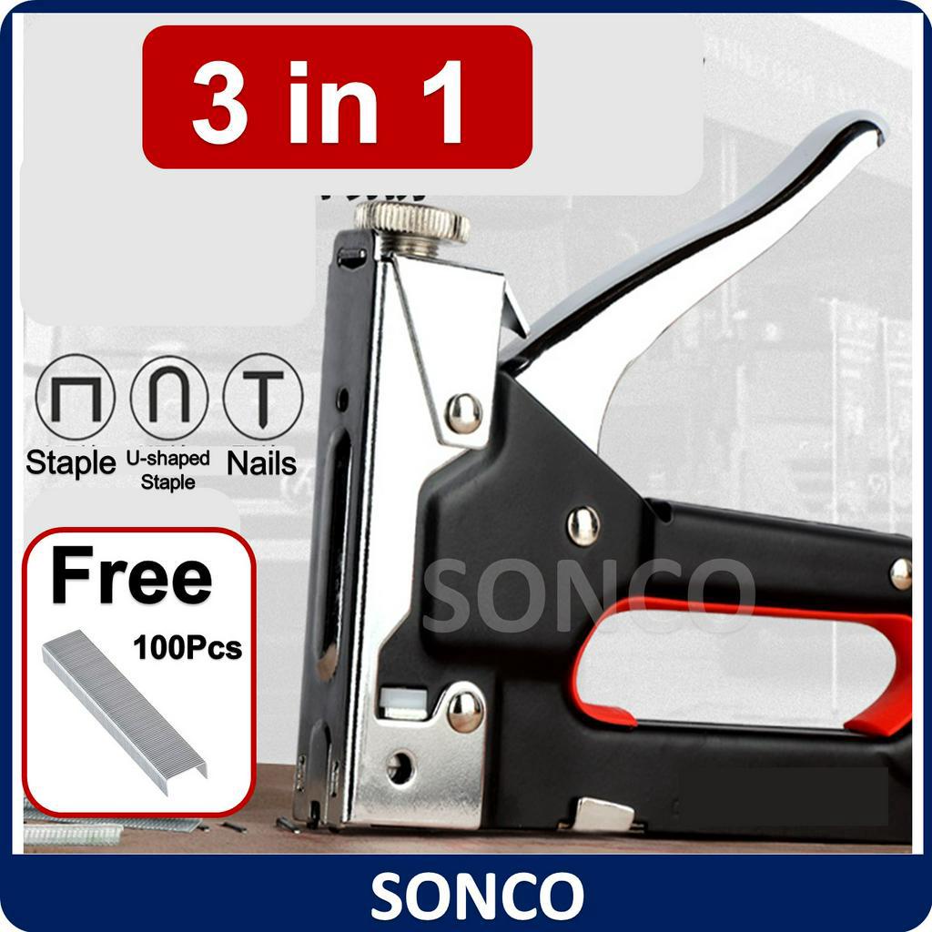 Heavy Duty 3 In 1 Multitool Nail Staple Gun Stapler Stapling Machine 3