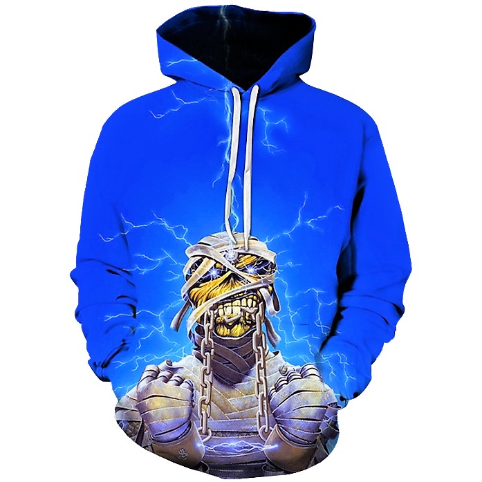 iron maiden 3d hoodie