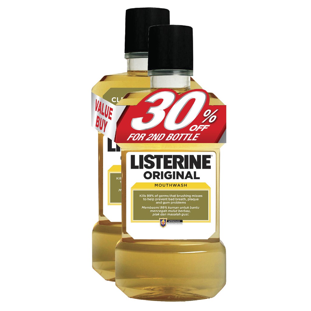 Listerine Original (750ml x 2) Shopee Malaysia