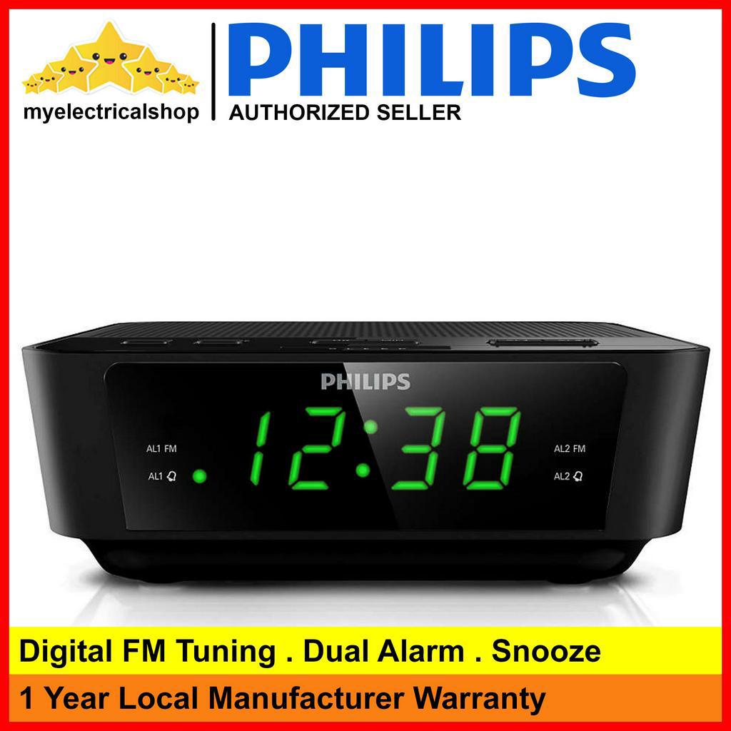PHILIPS AJ3116 DIGITAL RADIO DIGITAL TUNING CLOCK RADIO AJ3116/12