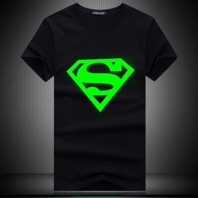 glow in the dark superman shirt