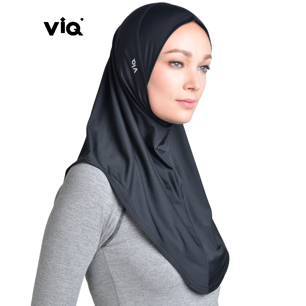 ViQ Sports Hijab Elastic Sport Hijab Modest Muslimah Shopee Malaysia
