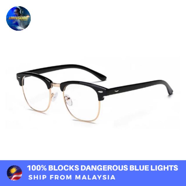 clubmaster blue light glasses