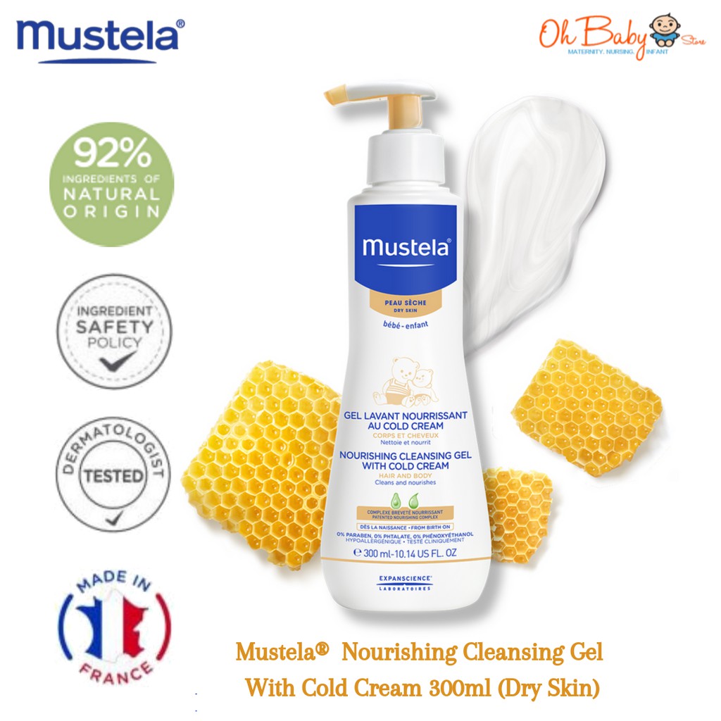 mustela dry skin