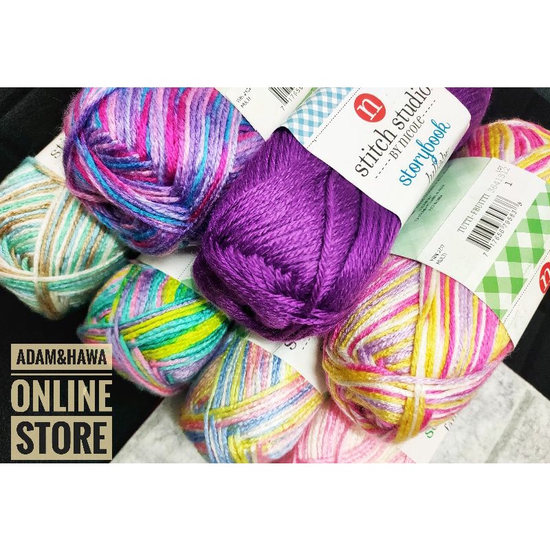 Crochet Yarn - Stitch studio 100%Acrylic READY STOCK : HIGH QUALITY |  Shopee Malaysia