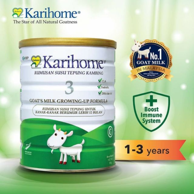 KARIHOME STEP 3 Goat Milk Formula Growing-up Susu Kambing x 1 tin 900g  [READY STOCK] | Shopee Malaysia