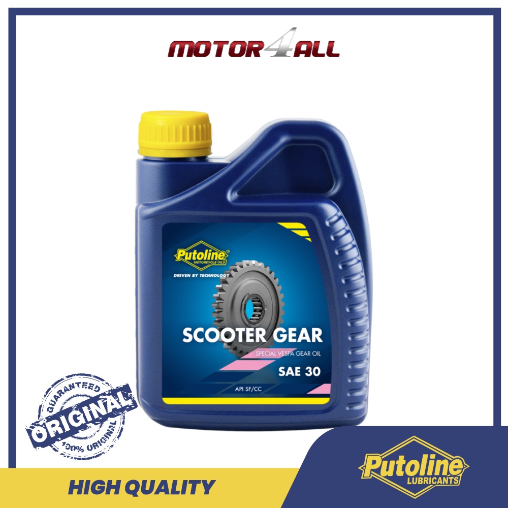 Putoline Scooter Gear Oil SAE 30 100 Original Motorcycle Oil Minyak Gear Motosikal Skuter PT