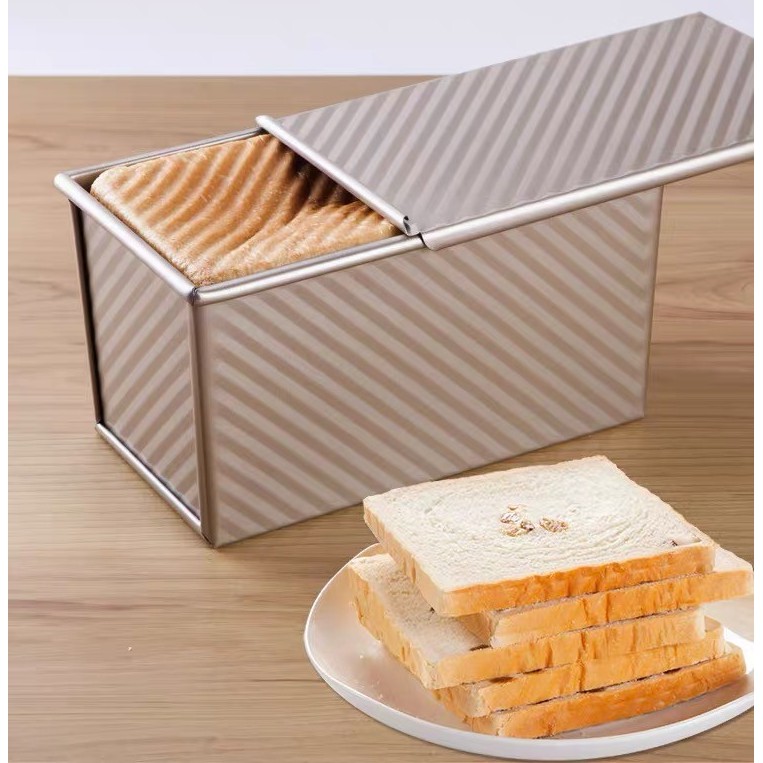 High Quality 450g Nonstick Bread Loaf Tin with Lid Bread Loaf Toast