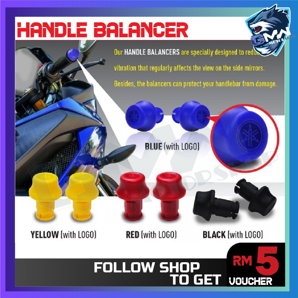 HANDLE GRIP BALANCER END GRIP VIETNAM ORIGINAL YAMAHA Y15ZR Y15 Y15Z ...