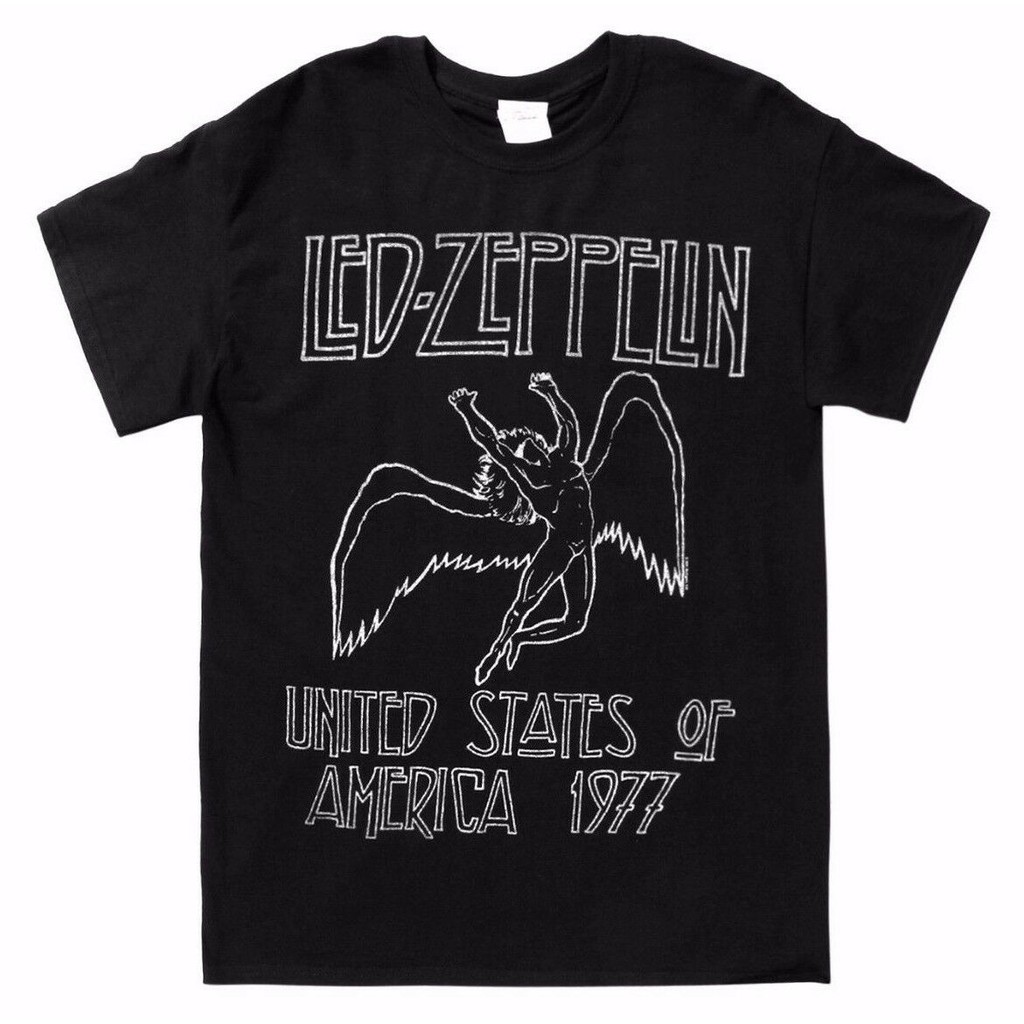 led zeppelin 1977 tour t shirt