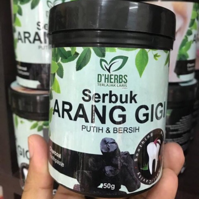 D Herbs Serbuk Arang Gigi