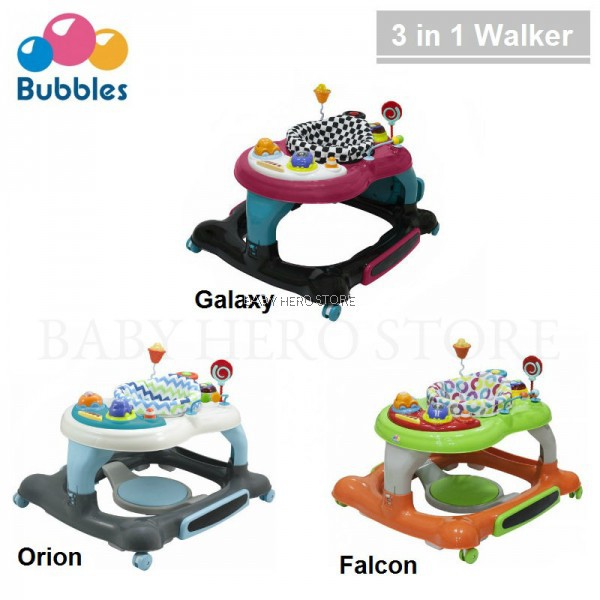 bubbles 3 in 1 baby walker