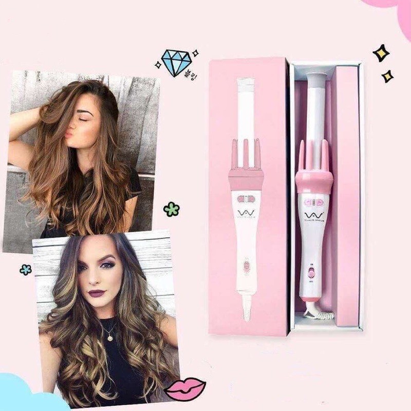 Vivid & Vogue Automatic Iron Ceramic Hair Curler Bahemas Wand (MALAYSIAN PLUG) alat kerinting rambut, mudah digunakan