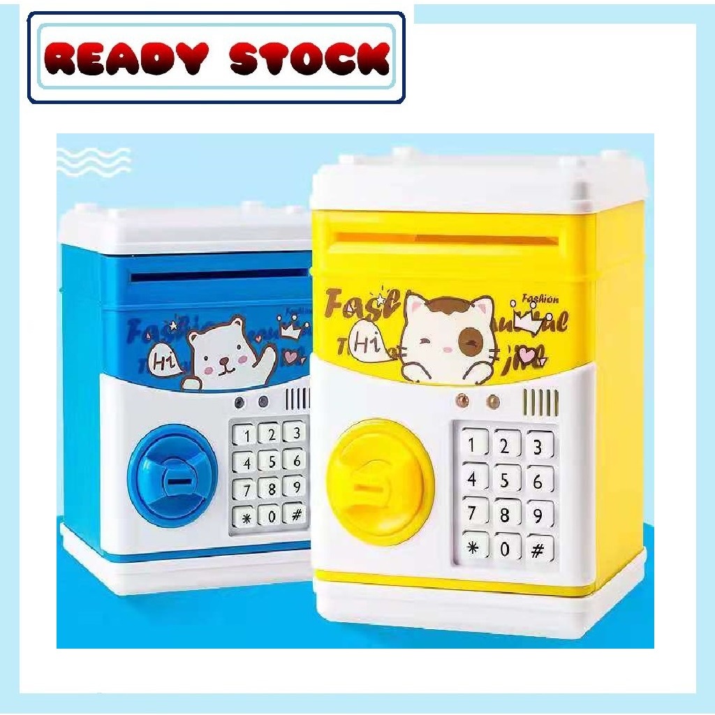 ATM Cash Saving Box Children Money Saving Box Toy For Kids Tabung Simpanan Mainan Budak (2644/2645/2646