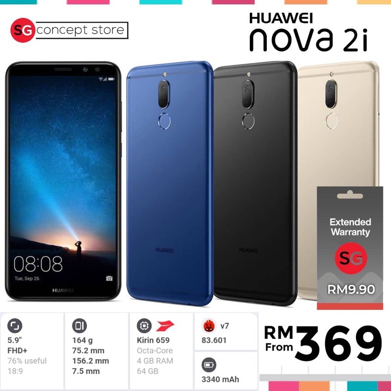 Huawei Nova u0026 Nova 2 u0026 Nova 2i (4gb ram + 64gb rom) aka (Mate 10 