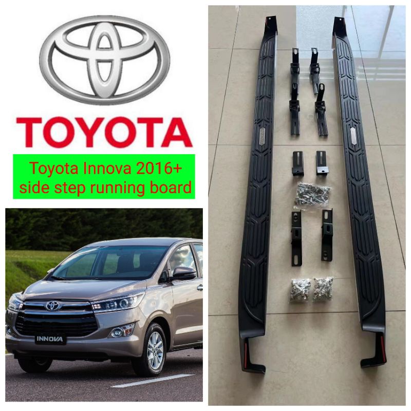 Toyota Innova OEM 2016 2017 2018 2019 2020 2021 Side Step Running Board ...