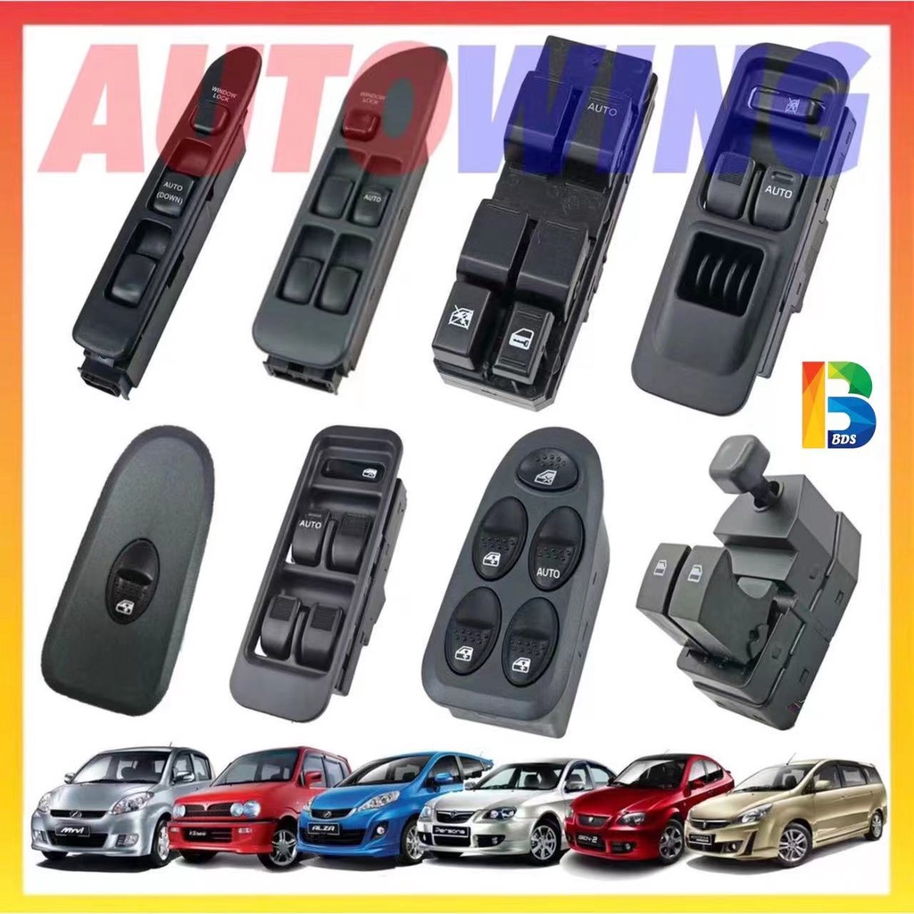 POWER WINDOW SWITCH Side Main Switch Myvi Viva Alza Kenari Kelisa BLM
