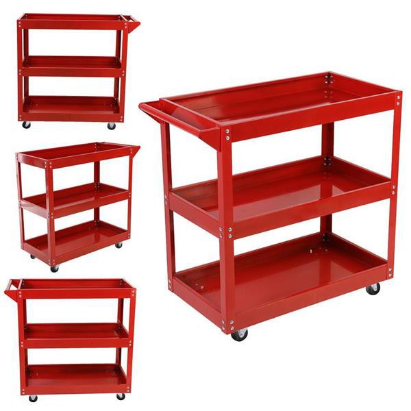 BEST Heavy Duty Industrial Mechanic 150KG Tool Cart Trolley 3 Tier
