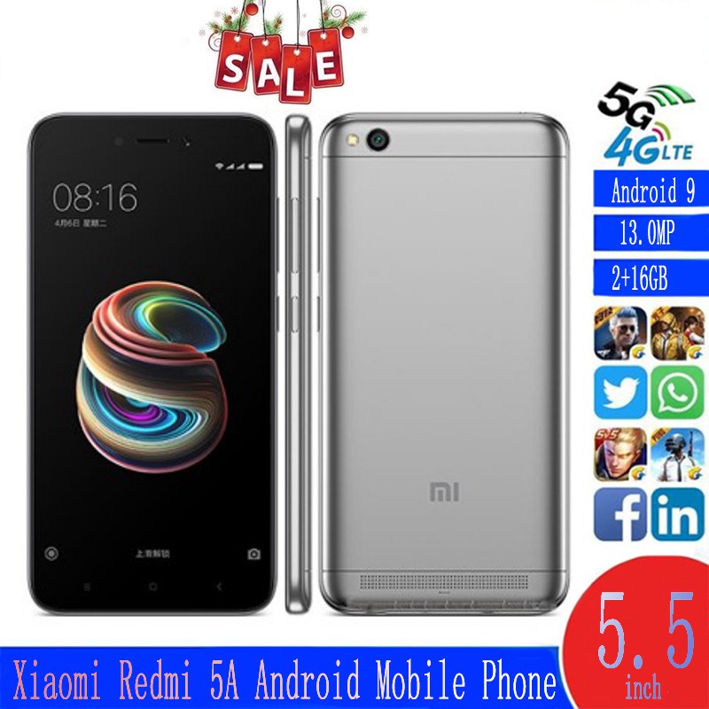 Xiaomi Redmi 5A 16GB 13.0MP Global Version Smartphone Android Mobile