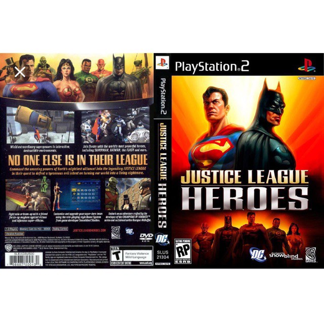 justice league ps2