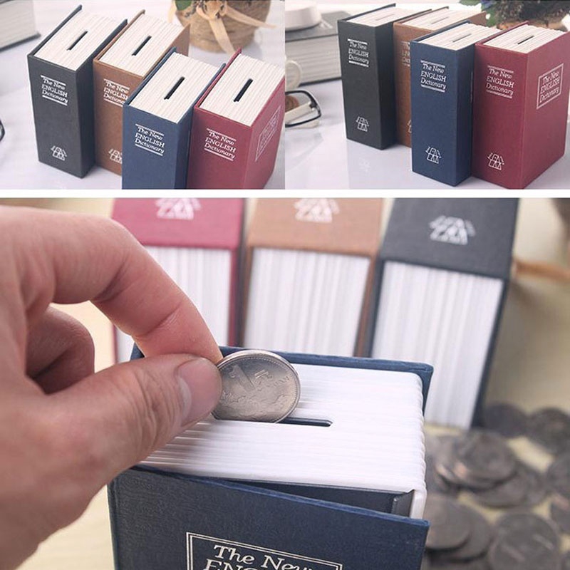 Secret Dictionary Book Safe Jewellery Money Cash Box Security Safety Key Lock G