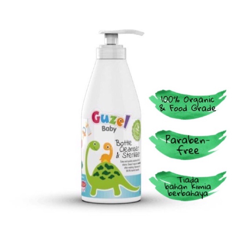 Official HQ Guzel Baby Bottle Cleanser & Sterilizer Pos Percuma