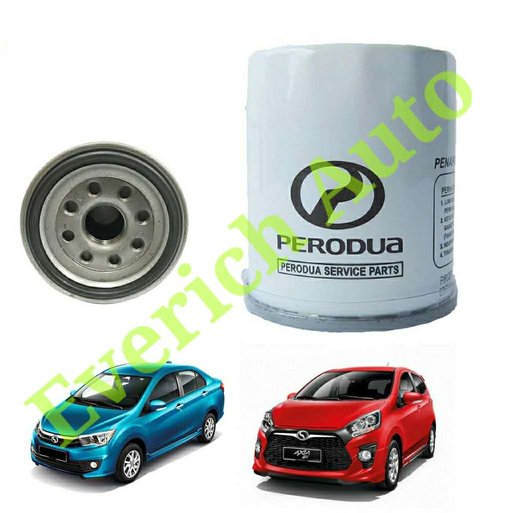 PERODUA OIL FILTER BEZZA AXIA MYVI 2018+ ARUZ TOYOTA AVANZA DUAL VVTi