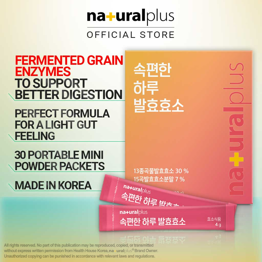 NATURALPLUS Korea Comfy Day Fermented Enzyme, Prevents Bloating and Gas