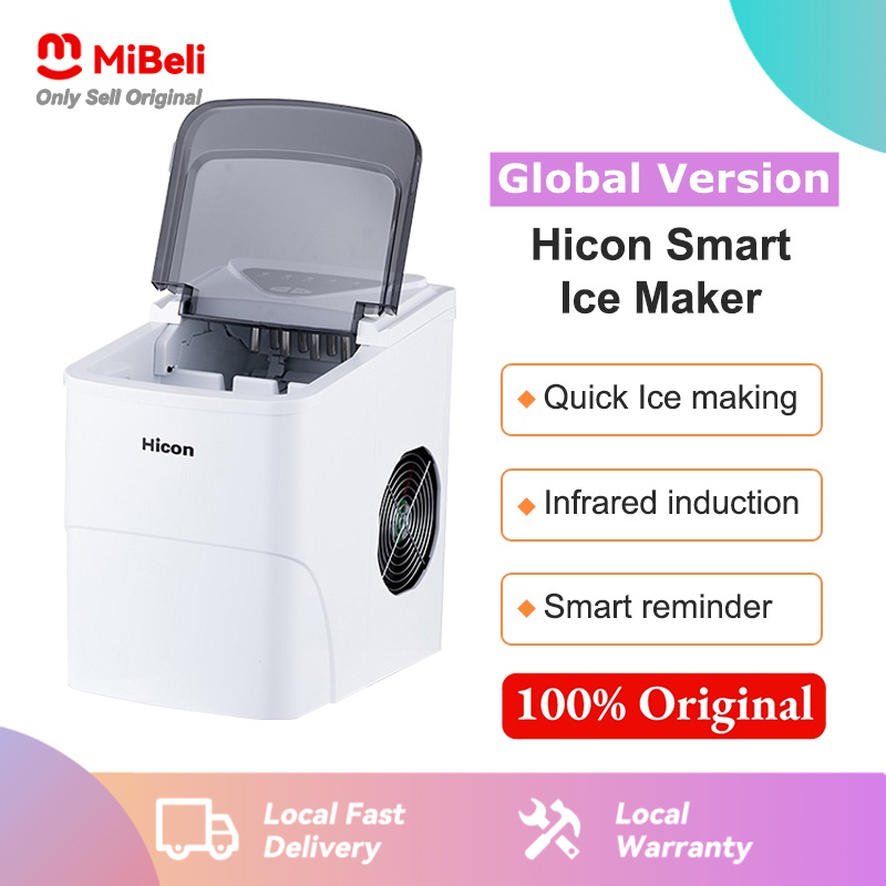 ⚡Selangor⚡ Hicon Mini Ice Maker For Home & Office Electric Automatic 15kg-24H Fast Ice Making Machine 16AL 26YB 16AT 16M