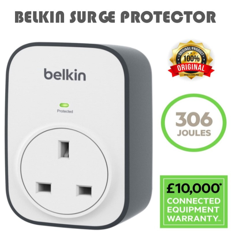 BELKIN SURGE CUBE PROTECTOR 1 OUTLET SurgeCube BSV102af | Shopee Malaysia